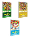 Animals, Art & Culture and Flora & Fauna  The Mandala Series : Mindfulness colouring book, adult coloring workbook | Pack of 3