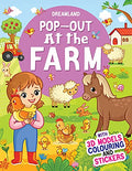 PopOut At the Farm Book for Kids Ages 410 | With 3D Models, Coloring Pages & Fun Stickers | Creative Activity Book for Children