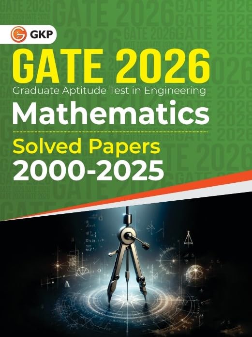 GKP GATE 2026 : Mathematics  Solved Papers 20002025