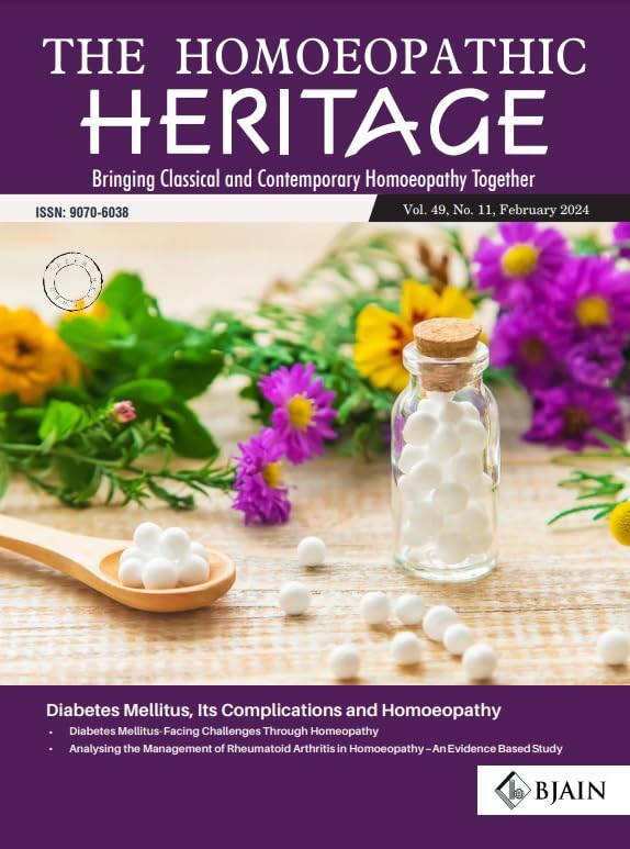 THE HOMOEOPATHIC HERITAGE  Bringing Classical and Contemporary Homoeopathy Together (FEBRUARY 2024)