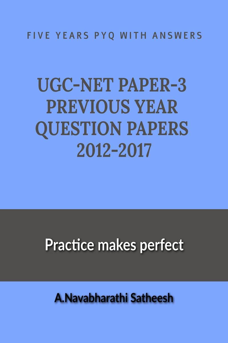 UGCNETPAPER3 ALL PREVIOUS YEAR QUESTION PAPERS 20122017