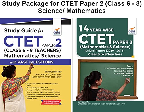Study Package For Ctet Paper 2 (Class 6  8) Science/ Mathematics