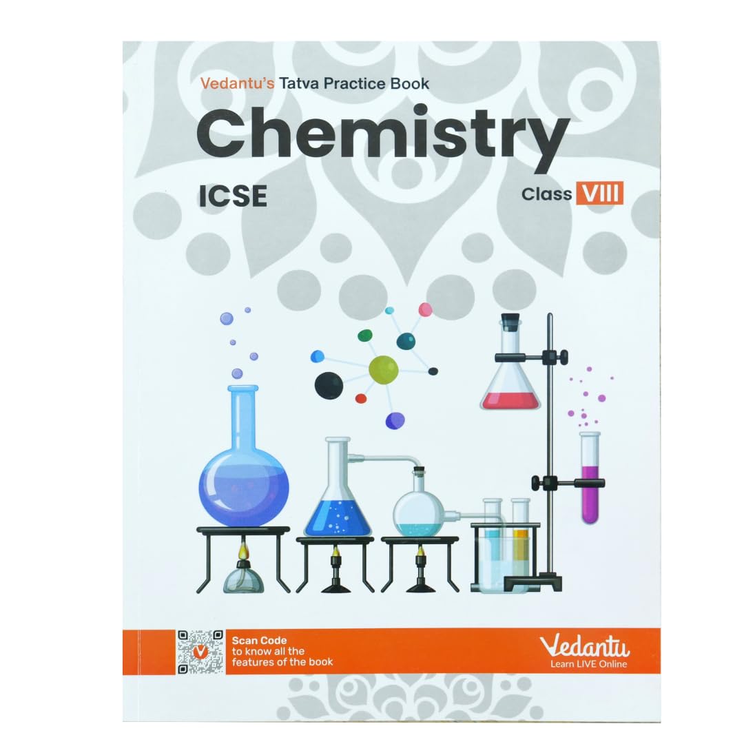 Vedantu ICSE Class 8 Chemistry Tatva Practice Book | With Chapterwise Questions ConceptBased Learning | Advanced Level HOTS Ana