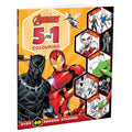 Marvel Avengers: 5In1 Colouring | Stickers, Coloring and Activities Books for Kids