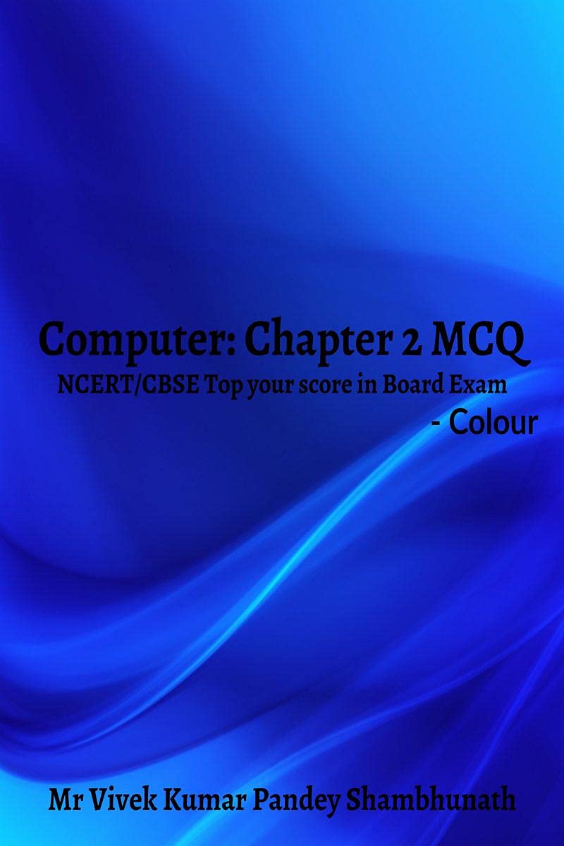 Computer: Chapter 2 Mcq Colour