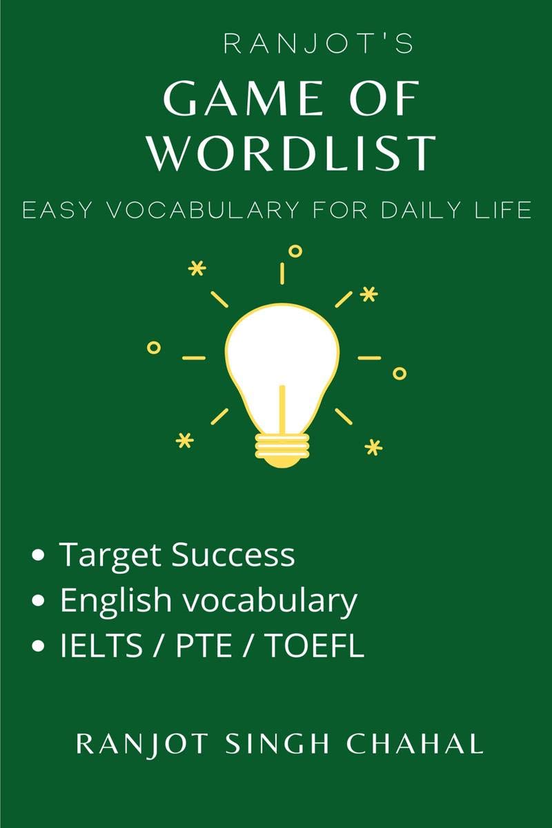 Game Of Wordlist : Easy Vocabulary For Daily Life, Ielts , Toefl, Ssc Etc.
