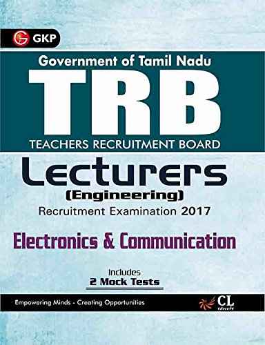 Trb Teachers Recruitment Board Lecturers (Engineering) Electronics & Communication 2017