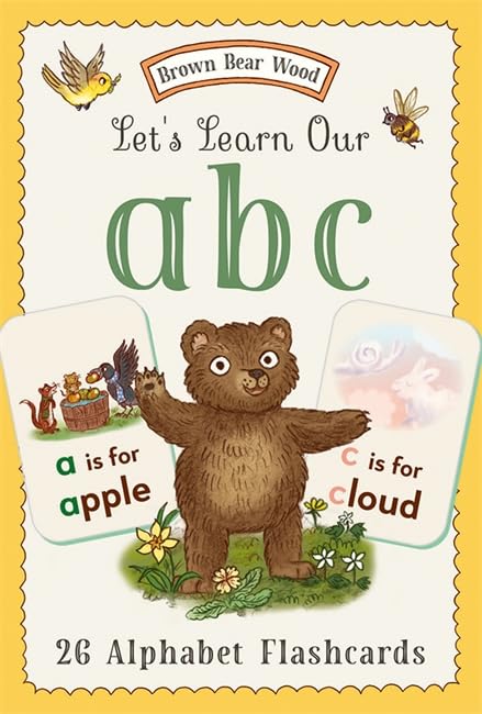 Brown Bear Wood: Lets Learn Our ABCs: 26 Doublesided Alphabet Flashcards
