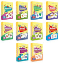 Gurukanth Premium 8in1 Brain Boosting NonTearable Flash Cards for Kids | 224 Laminated Cards | 1+ Years | Early Learning Mont