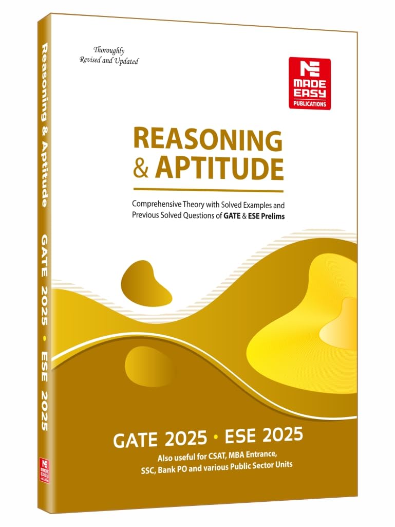 Reasoning And Aptitude For Gate And Ese 2025