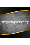 IN LOVING MEMORY : Funeral Guest Book. Condolences and Memorial Signin Book