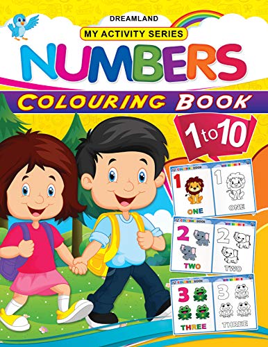 My Activity  Numbers Colouring Book | Fun Learning Workbook for Kids Ages 25 | Learn Numbers, Counting, and Colouring with Engag