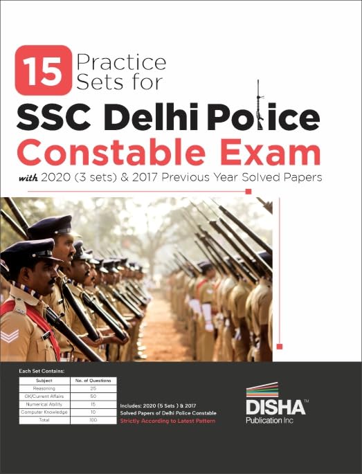 15 Practice Sets For Ssc Delhi Police Constable 2023 Exam With 2022 (3 Sets) Previous Year Solved Papers 2Nd Edition