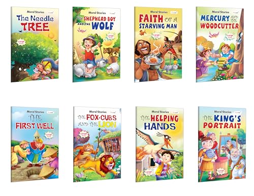 Fox Cubs And The Lion, The First Well, KingS Portrait, The Helping Hands and more  Moral Stories : Kids story books, Fun lea