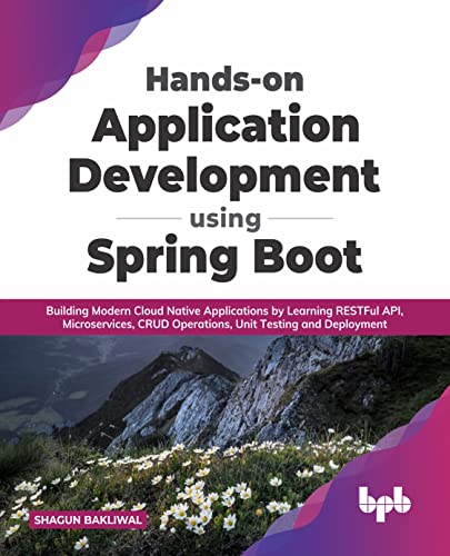 Handson Application Development using Spring Boot