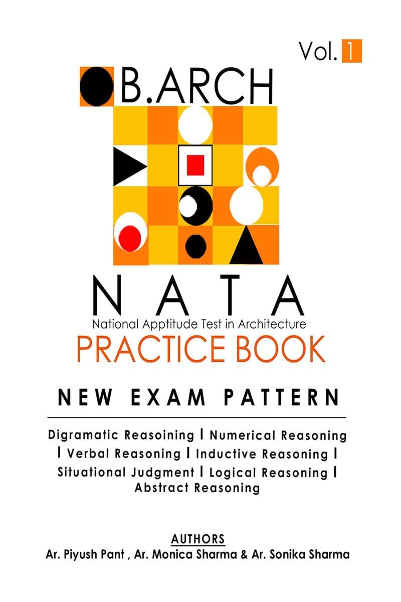 B. ARCH NATA PRACTICE BOOK Vol.1 : NEW EXAM PATTERN