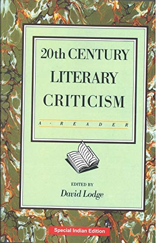 20th Century Literary Criticism: A Reader