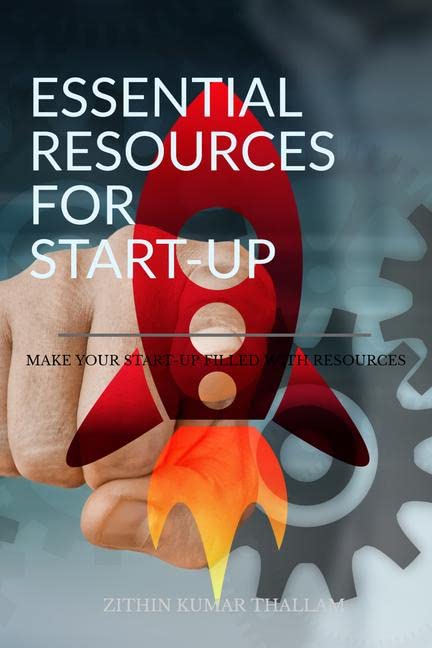 Essential resources for startup : Make your startup filled with resources