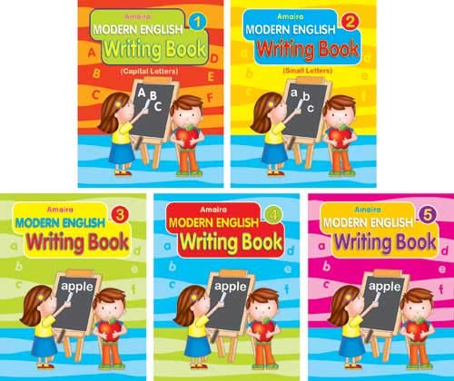 Set Of Amaira Modern English Writing Book