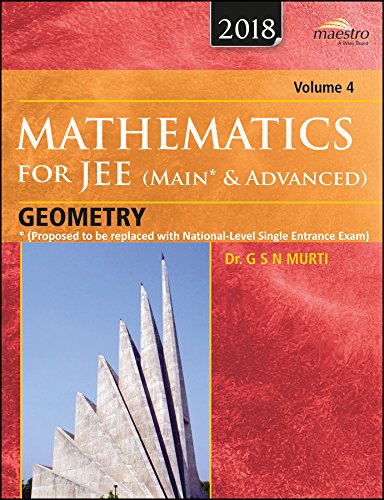Wileys Mathematics for JEE (Main & Advanced): Geometry, Vol 4, 2018ed