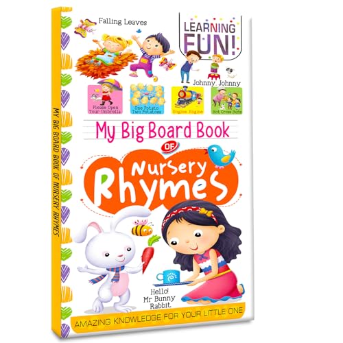 Hello Friend Books My Big Board Book of Nursery Rhymes : Simple and Vibrant Illustrations to Increase the Knowledge of Your Litt