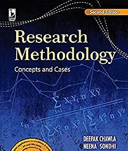 Research Methodology: Concepts And Cases: Concepts & Cases