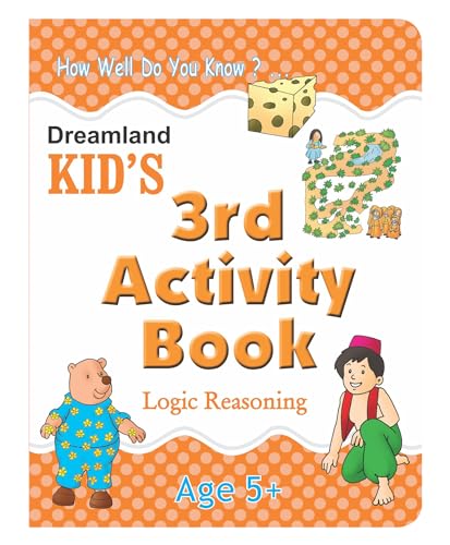 Kids 3rd Activity Book  Logic Reasoning for Age 5+ | Puzzles, Mazes & BrainBoosting Activities to Improve ProblemSolving, Memo