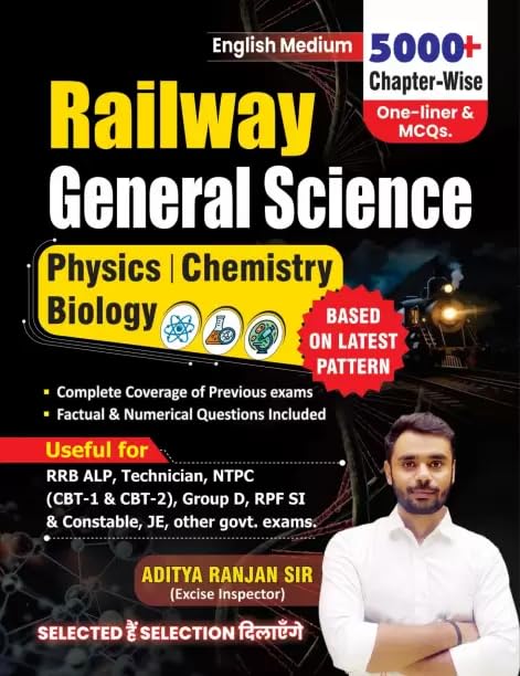 Railway General Science 5000+ Physic| Chemistry| Biology in English| Aditya Ranjan Sir | Useful  RRB ALP, Technician, NTPC (CBT