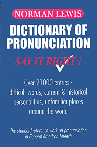 Dictionary Of Pronunciation