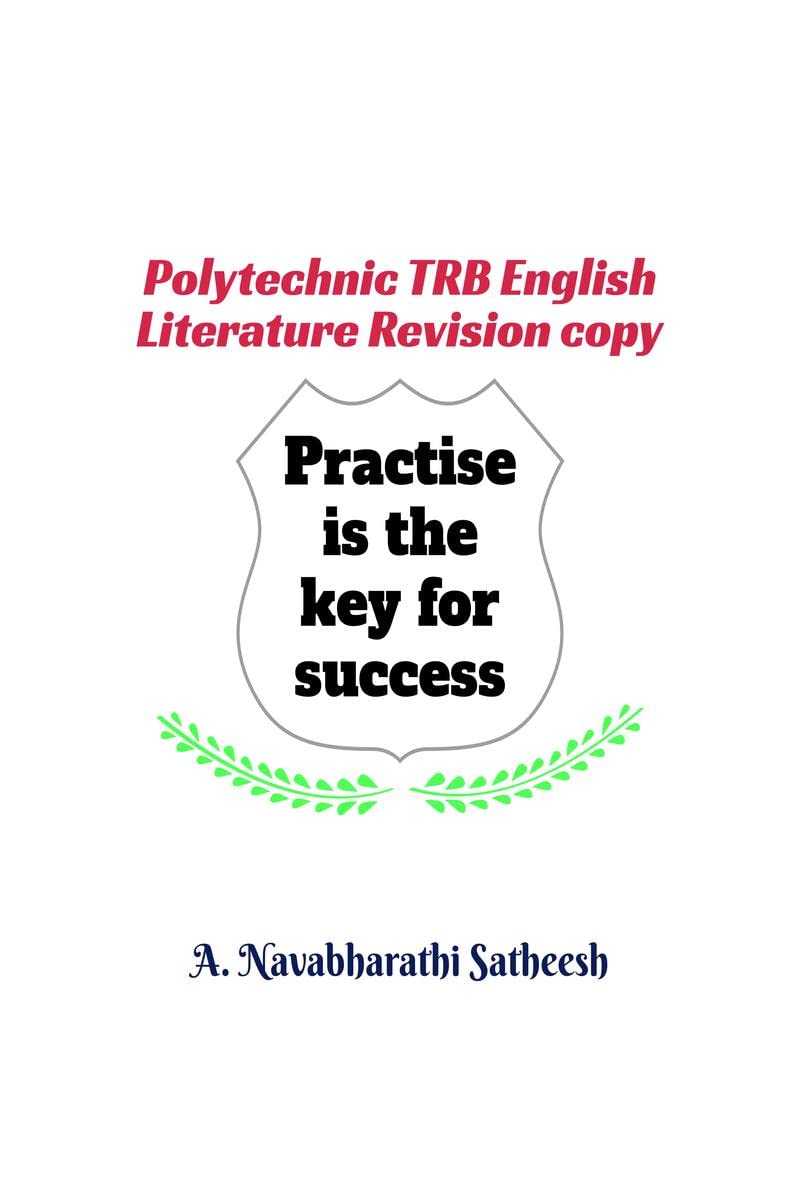 Polytechnic TRB English literature Revision copy
