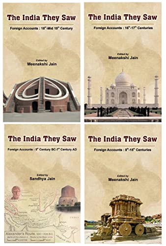 The India They Saw Complete ( Volume 1, 2, 3 & 4 Sets of 4 Books in English)