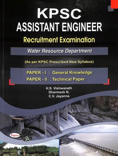 KPSC ASSISTANT ENGINEER RECRUITMENT EXAMINATION WATER RESOURCE DEPARTMENT PAPER 1 & 2