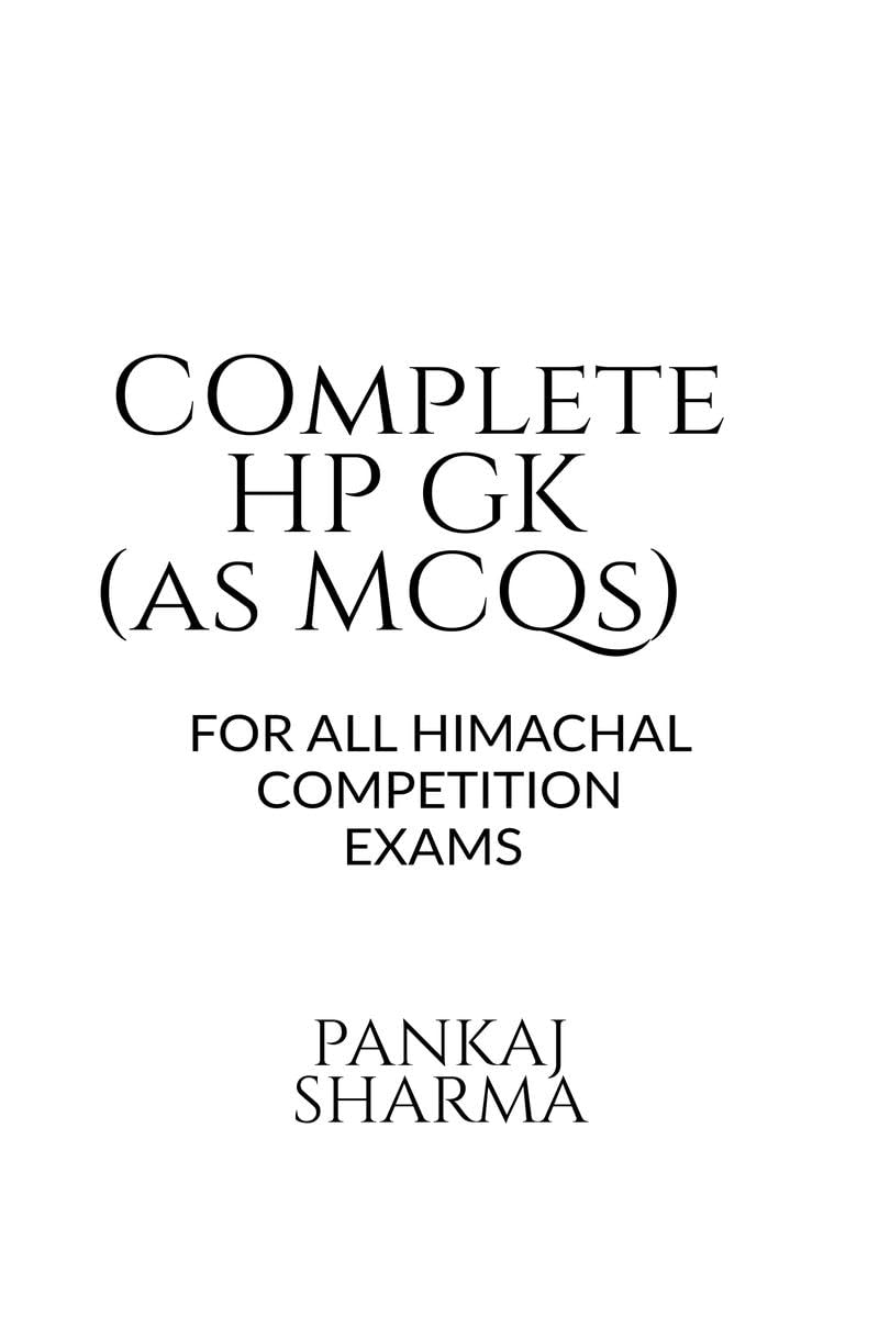 Complete HP GK (As MCQs)