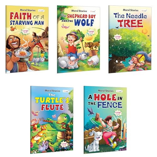 Faith Of A Starving Man, The Shepherd Boy And The Wolf, The Needle Tree, Turtle Flute and more  Moral Stories : Picture story 