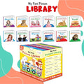 My first learning library box (Yellow Edition) : Kids first little library, Board book for kids, Early learning books, Picture b