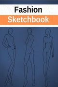 Fashion sketchbook : Fashion croquis book for girls