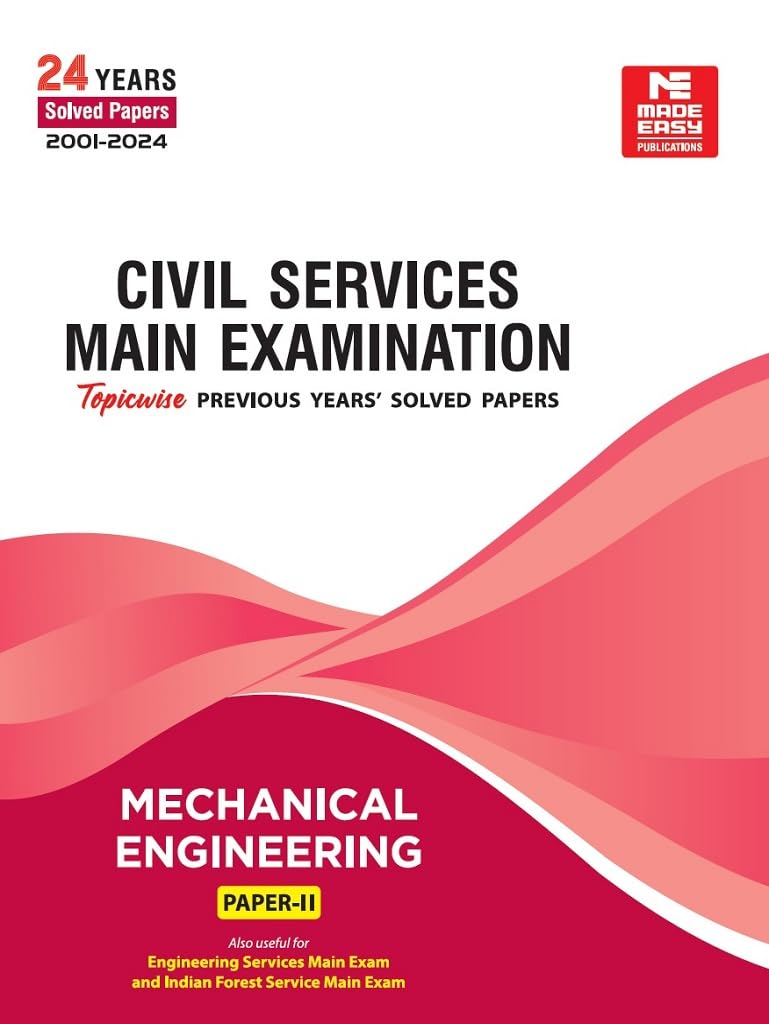 Cse Mains 2025: Mechanical Engineering Solved Paper2 (20012024)
