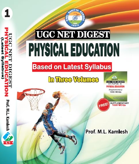 Ugc Net Digest Physical Education (3 Vol. Set) + Supplementary 1000 Mcqs Free