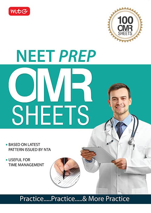 MTG NEET OMR Sheets For Practice and Time Management  100 OMR Sheets to Attempt Question upto 200 MCQs, Based on NEET Latest 