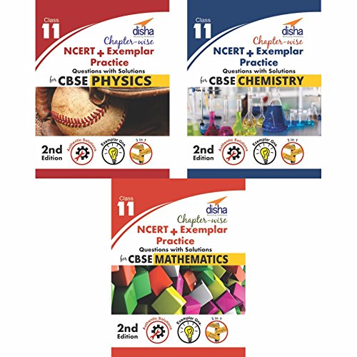 ChapterWise Ncert + Exemplar Solutions For Cbse Class 11 Pcm (Set Of 3 Books)  2Nd Edition
