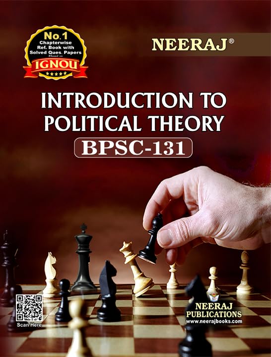 NEERAJ BPSC131 Introduction To Political Theory English Medium For BA IGNOU  Chapter Wise Help Book / Guide including Many S
