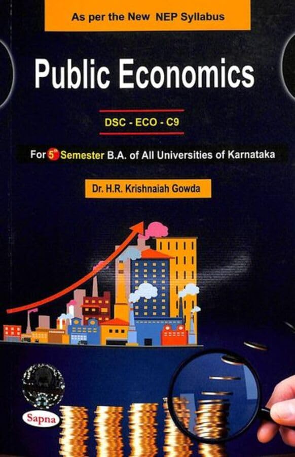 PUBLIC ECONOMICS DSC ECO C9 FOR 5 SEM BA : NEP