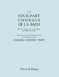 FourPart Chorals of J.S. Bach. (Volumes 1 and 2 in one book). With German text and English translations. (Facsimile 1929). Incl