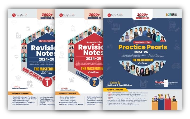 NURSING NEXT LIVE REVISION NOTES 3 VOL SET (PB 2024)