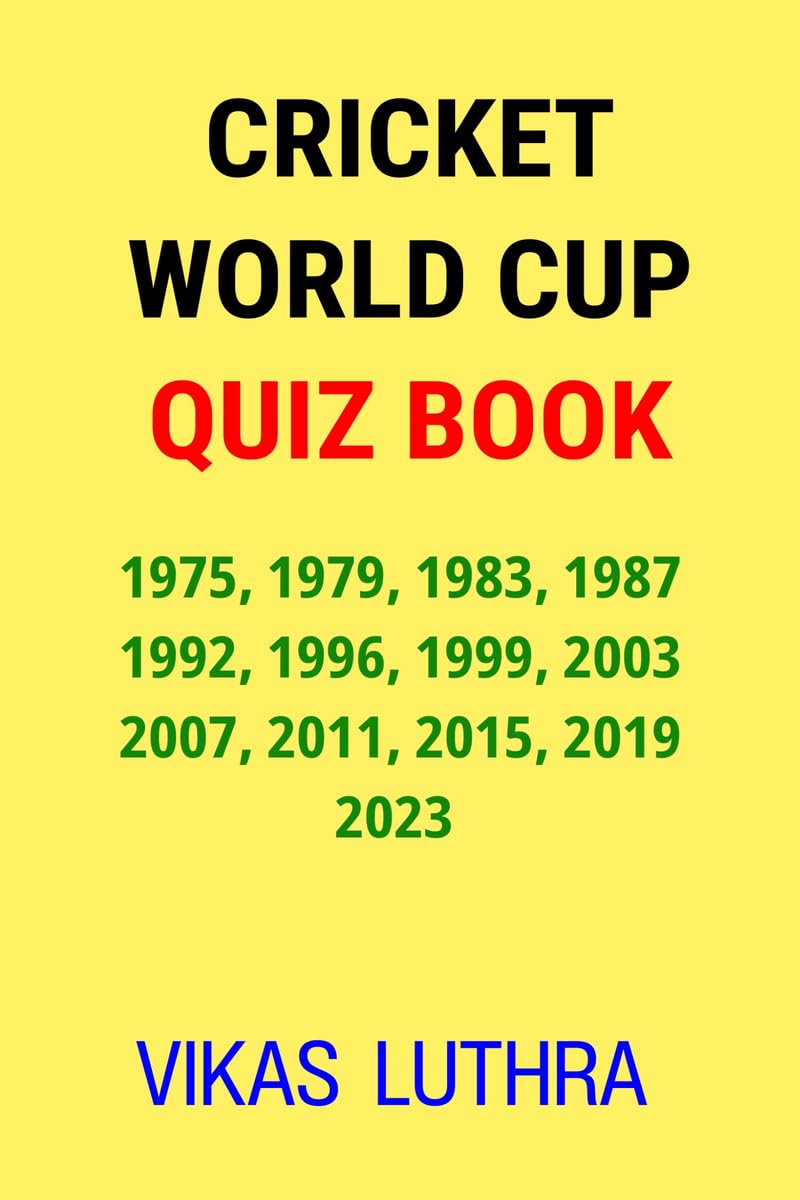 CRICKET WORLD CUP QUIZ BOOK