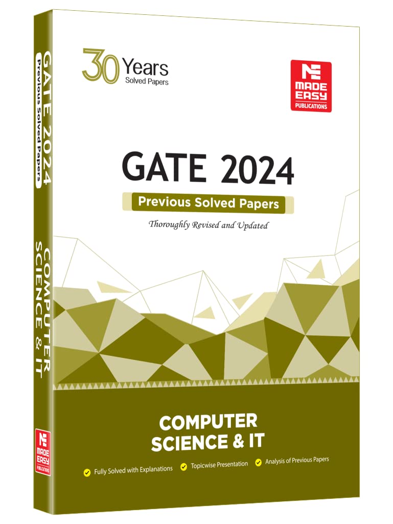 GATE2024: Computer Science and IT Previous Year Solved Papers