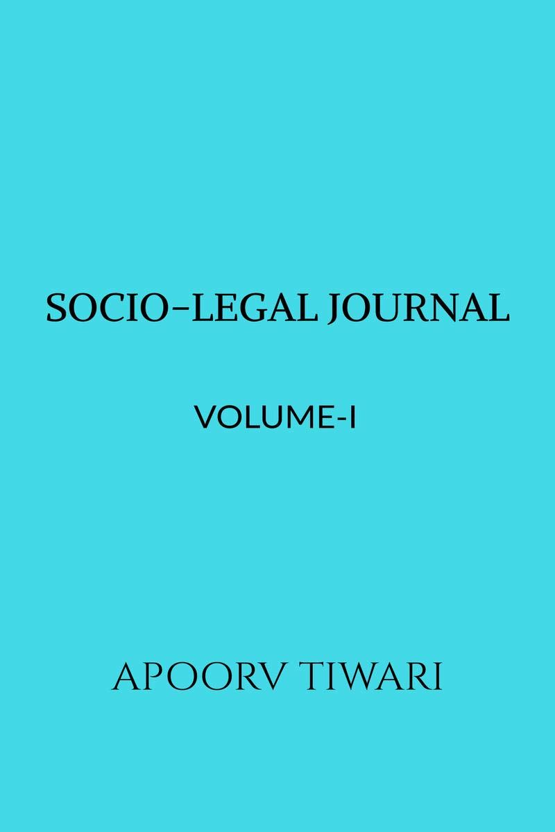 SocioLegal Journal: VolumeI