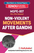 Gullybaba Ignou MA (Latest Edition) MGPE7 NonViolent Movements After Gandhi, IGNOU Help Books with Solved Sample Question Pape