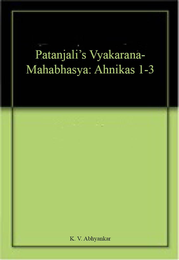 Patanjalis VyakaranaMahabhasya