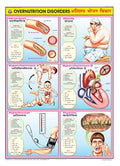 Fn09 | Teachingnest | Overnutrition Disorders Chart (70X100Cm) | Food And Nutrition Chart | Wall Sticking | English  Hindi Comb